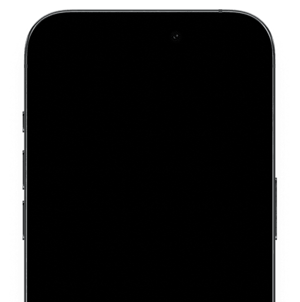 blank dark phone screen 